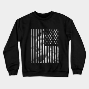 Statue of Liberty - American Flag Crewneck Sweatshirt